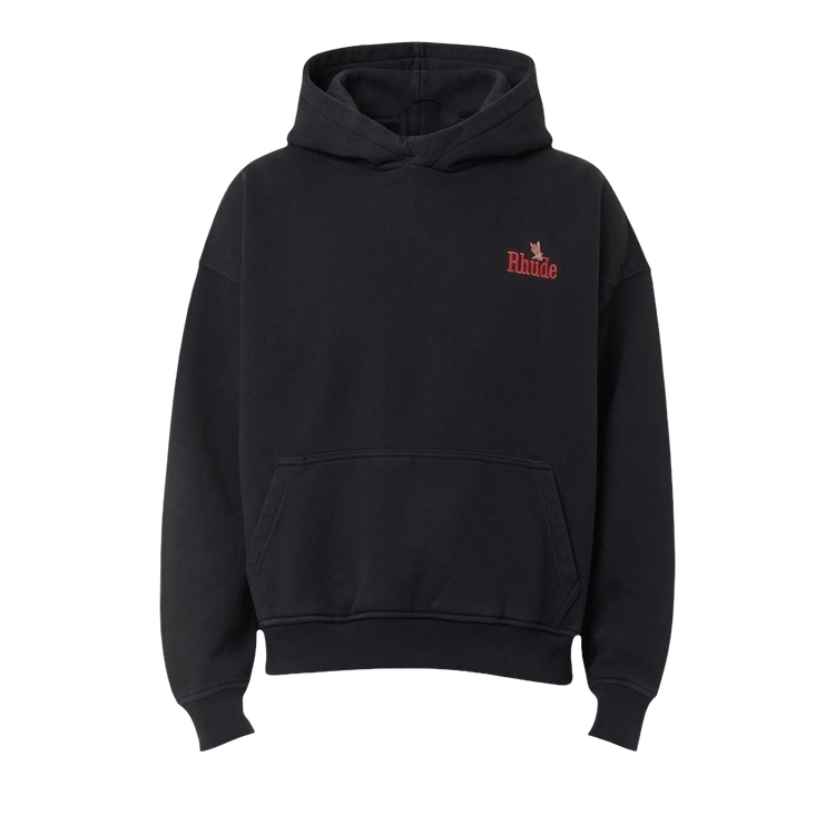 Rhude American Spirit Hoodie "Vintage Black/Red"