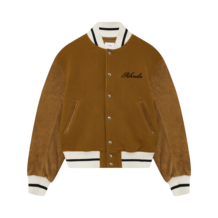 Rhude Formal Varsity Jacket "Black/White"