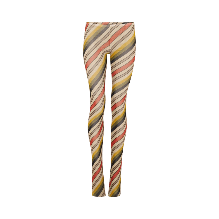 Jean Paul Gaultier Mesh Flare Pant Printed "Retro Stripe" "Multicolor"