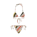 Jean Paul Gaultier Bikini Set Printed "Retro Stripe" "Multicolor"
