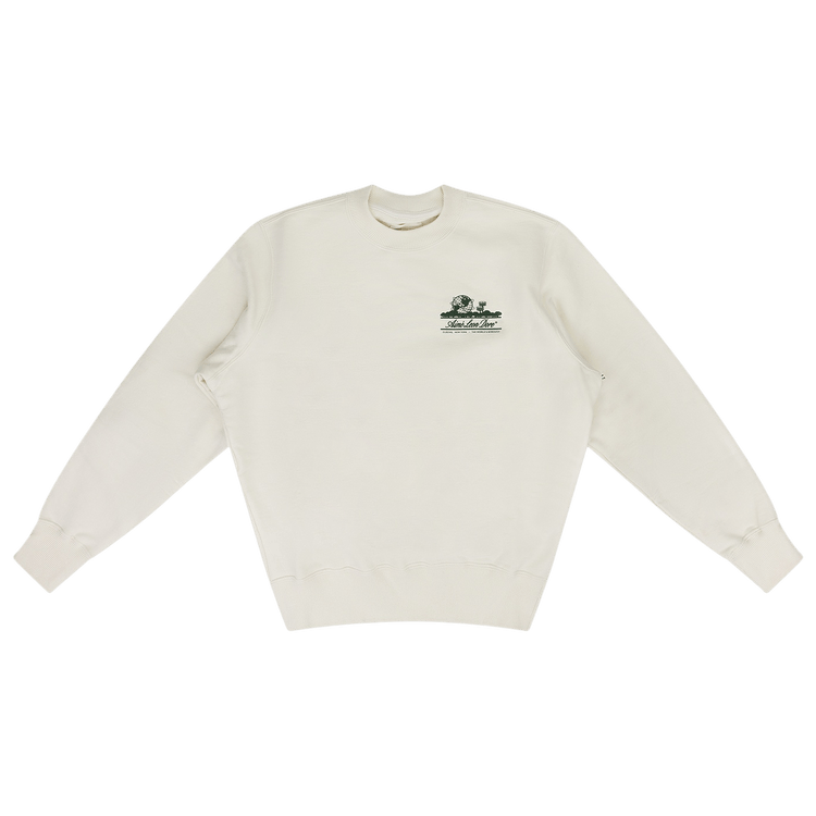 Aimé Leon Dore Unisphere Crewneck Sweatshirt "White"