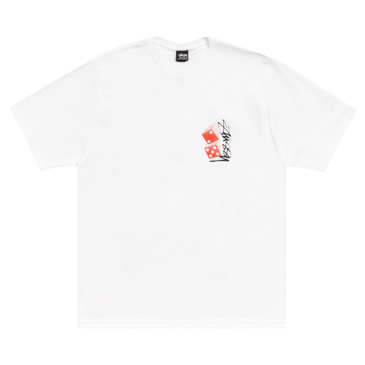 Stussy Tall Dice Tee "White"
