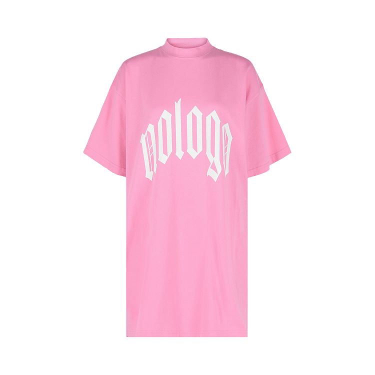 Balenciaga Oversized No Logo T-Shirt "Pink/White"