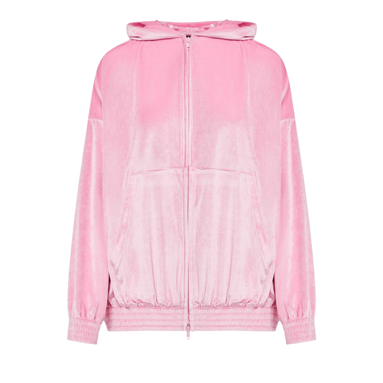 Balenciaga BB Paris Zip-Up Hoodie "Pink"