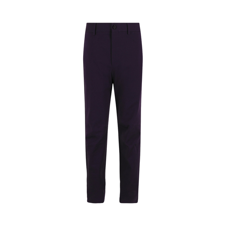 Ferragamo Cotton Twill Trousers "Purple"