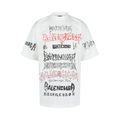 Balenciaga Metal Logo Oversized T-Shirt "White"