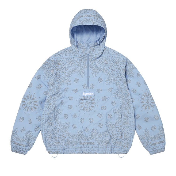 Supreme Reflective Bandana Anorak "Light Blue"