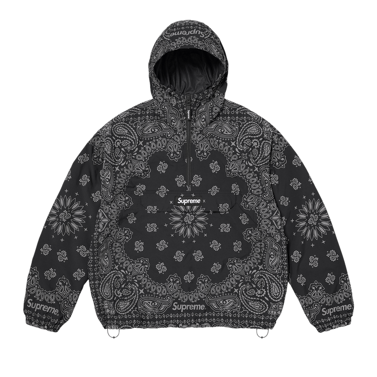 Supreme Reflective Bandana Anorak "Black"