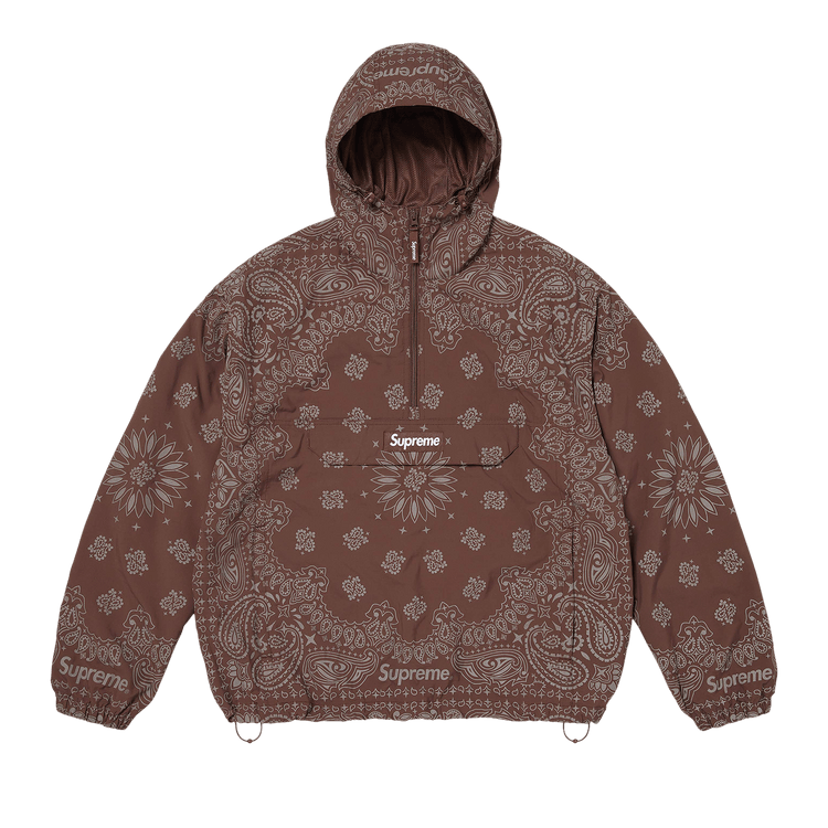 Supreme Reflective Bandana Anorak "Brown"