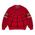 Supreme x Vanson Leathers Spider-Man Sweater "Red"