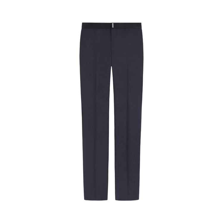 Givenchy Satin Trimmed Trousers "Night Blue"