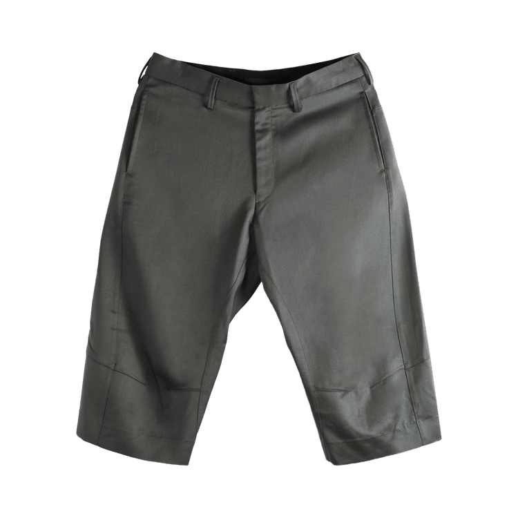 Omar Afridi Knee Darted Flare Shorts "Grey"