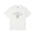 vowels Faded Collegiate Tee "White"