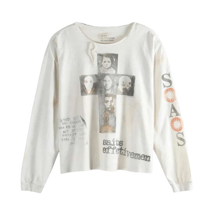SAITOS Corss Long-Sleeve "Dirty White"
