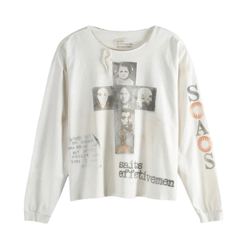 SAITOS Corss Long-Sleeve "Dirty White"