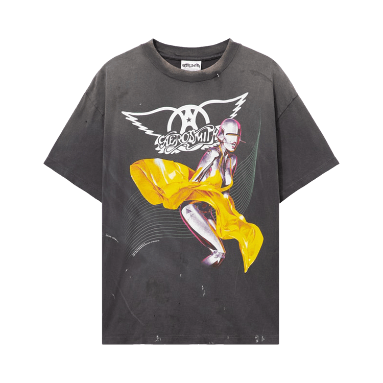 SAINT Mxxxxxx x Aerosmith Short-Sleeve T-Shirt "Black"