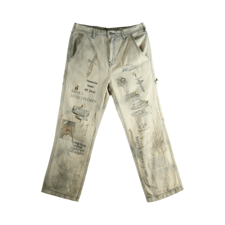 SAITOS Work Pants "Washed Grey"