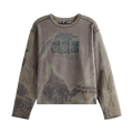 SAITOS Batman In Golden Age Long-Sleeve Top "Washed Black"