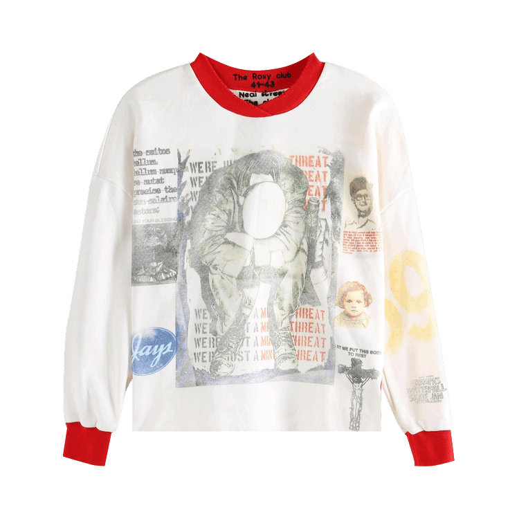 SAITOS 4G Sweater "White/Red"