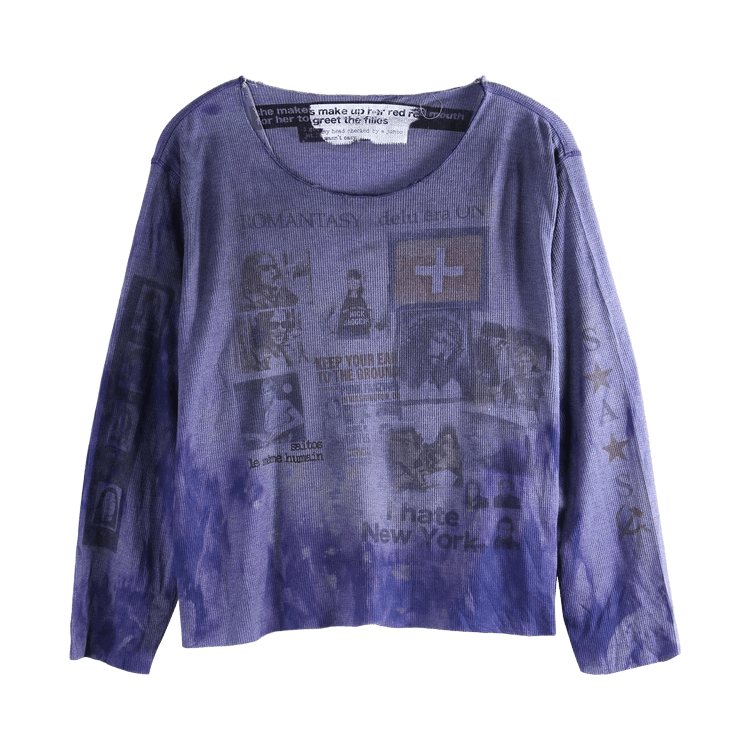 SAITOS S.A.S. Long-Sleeve Top "Washed Black"