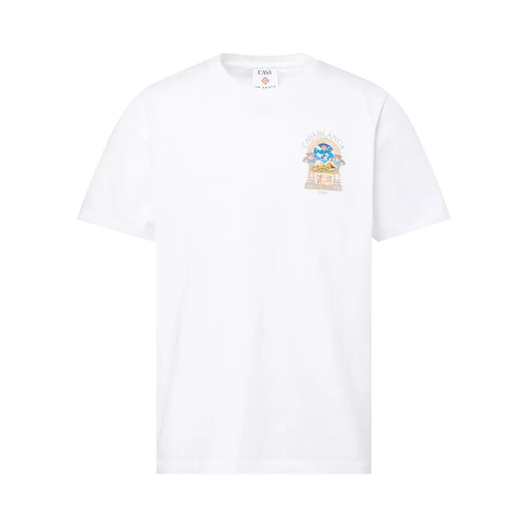 Casablanca Egyptian Arch Classic T-Shirt "White"