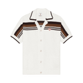 Casablanca Crochet Short Sleeve Shirt "White"