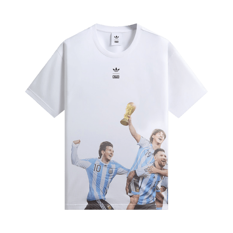 Kith x Messi For Adidas World Cup Graphic Tee "White"