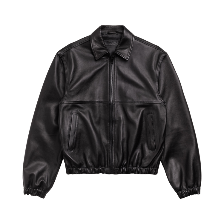 Stussy Leather Work Jacket "Black"
