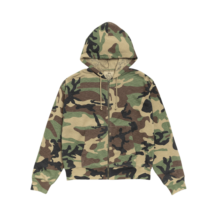 Stussy Lightweight Thermal Hoodie "Camo"