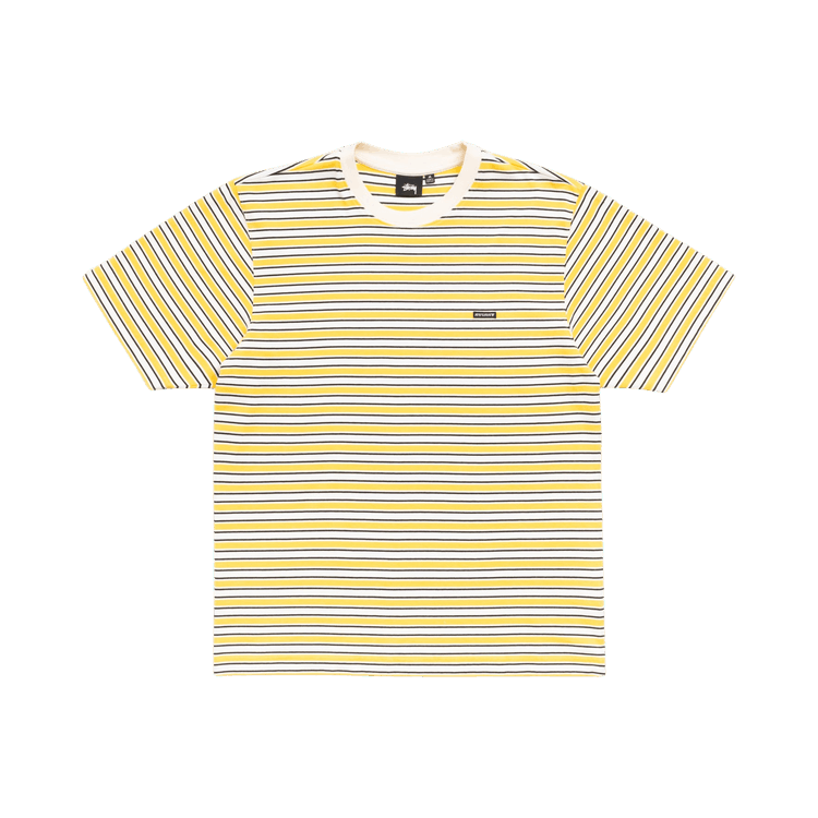 Stussy Beach Stripe Tee "Yellow"
