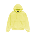 Stussy Cursive Applique Zip Hoodie "Lime"