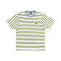 Stussy Beach Stripe Tee "Moss"
