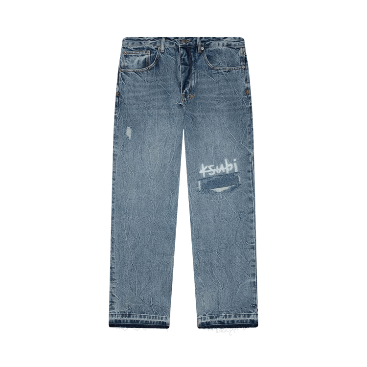 Ksubi Anti K Trashed 1999 Pant "Public Blue"