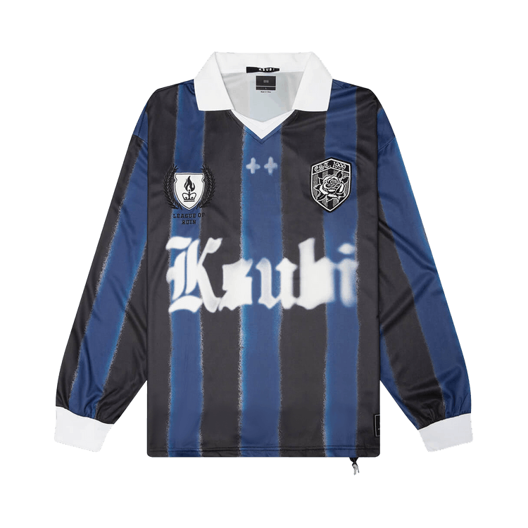 Ksubi Offside Long-Sleeve Mesh Jersey "Stripe"