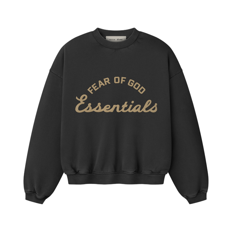 Fear of God Essentials 90s Crewneck Sweatshirt "Faded Black"