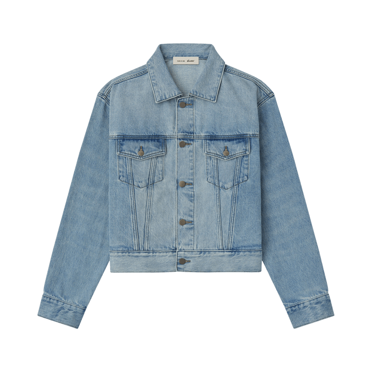 Fear of God Essentials Classic Denim Jacket "Classic Blue"