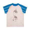 Enfants Riches Déprimés Down Syndrome Aleph Raglan T-Shirt "White/Blue"