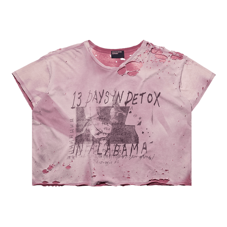 Enfants Riches Déprimés 13 Days In Detox T-Shirt "Destroyed Brown"