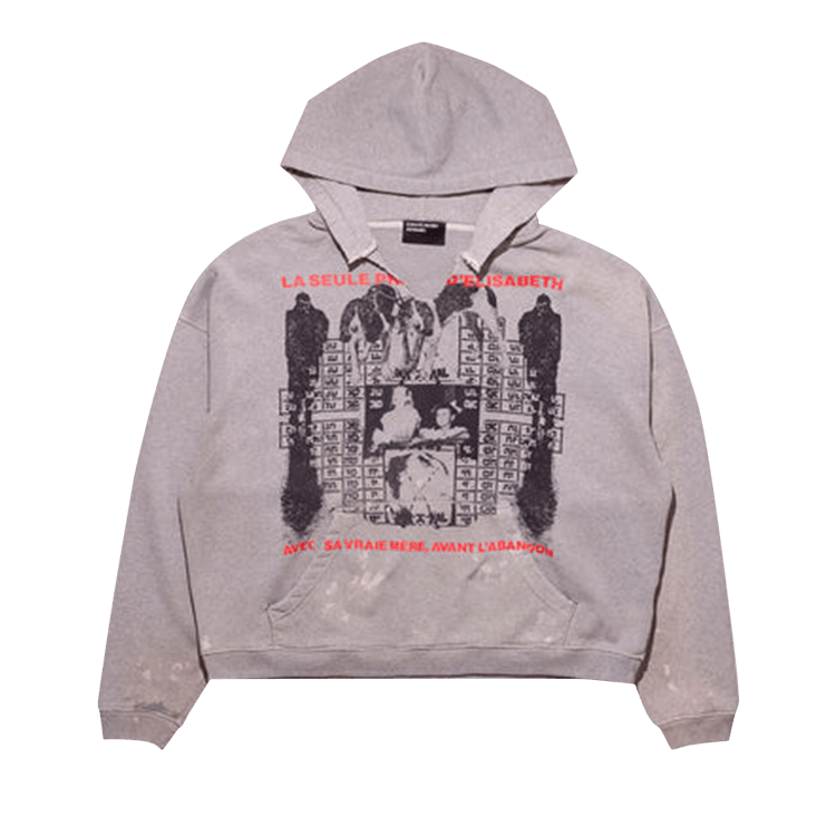 Enfants Riches Déprimés Photo D'Elisabeth Hoodie 'Dirty Heather Grey'