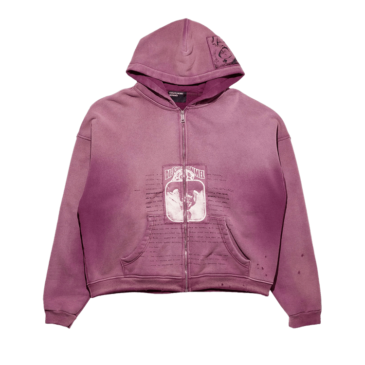 Enfants Riches Déprimés Rock/Paper/Scissors II Assemblage Zip Hoodie "Maroon"