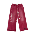 Satoshi Nakamoto Luke Fleece Sweatpant "Burgundy"