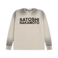 Satoshi Nakamoto Logo Thermal With Studs "Dirty White"
