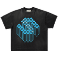 Satoshi Nakamoto Gridlock T-Shirt "Washed Black"