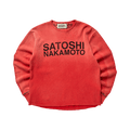 Satoshi Nakamoto Logo Thermal With Studs "Red"