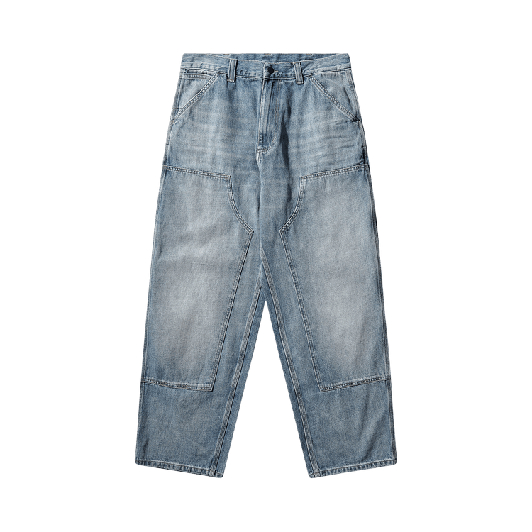 Carhartt WIP OG Double Knee Pants "Blue (Burst Washed)"