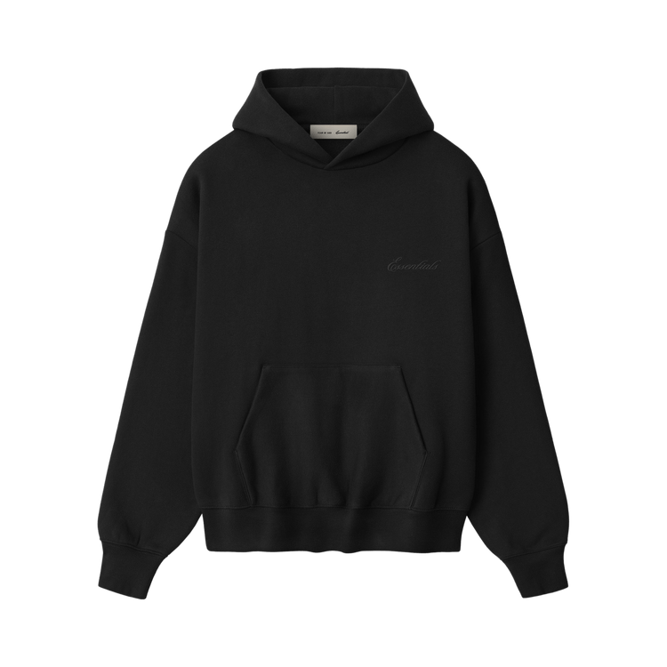 Fear of God Essentials Signature Classic Hoodie "Vintage Black"