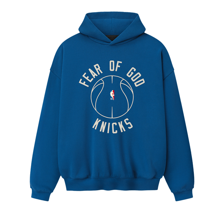 Fear of God Essentials Knicks x Barkley Hendricks 90s Hoodie "Faded Blue"