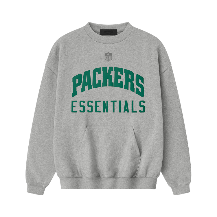 Fear of God Essentials Packers Sport Crewneck "Concrete Heather"