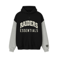 Fear of God Essentials Raiders Sport Hoodie "Black/Concrete Heather"