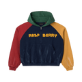 GV Gallery Raspberry Color Block Zip Up Hoodie "Multicolor"